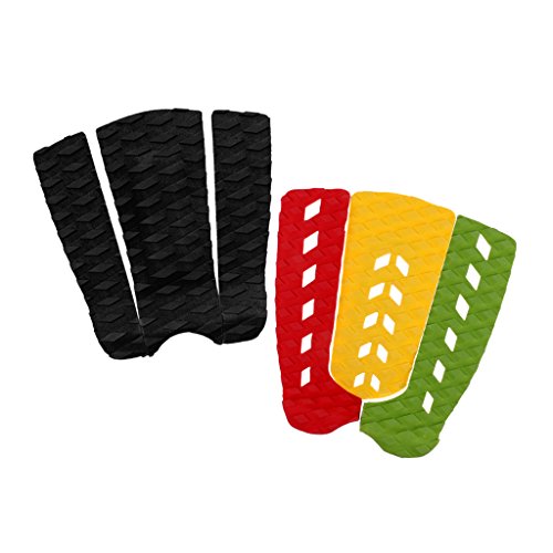 YIJU Almofada de Cauda de Skimboard de 6 Peças Ao Ar Livre Funboard Shortboard Surfing Almofada de T