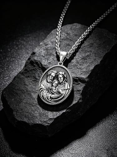 Collier acier inoxydable talisman protecteur inaltérable KINGWHYTE - 2