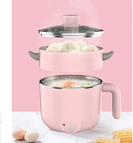 Mini Portable Electric Multi Rice Cooker 1.2L Meals Heating Pot Hot with Stainless Steel Inner