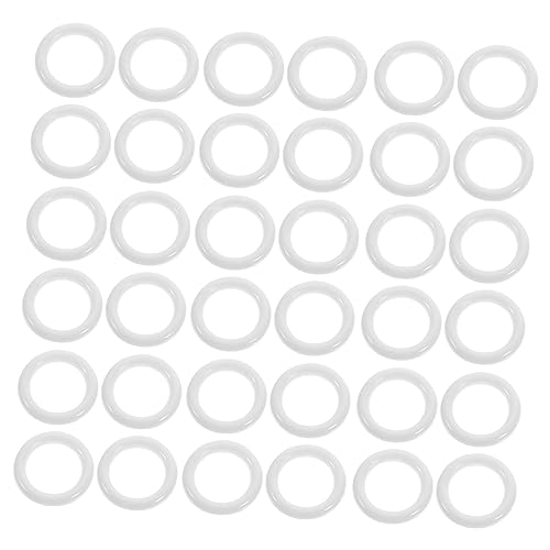 STOBAZA 2sets Plastic Curtain Grommets Large Curtain Rings Reusable Drapery Grommets 100pcs*2