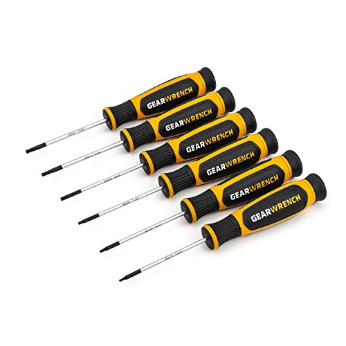 GEARWRENCH 6 Pc. Torx Mini Dual Material Screwdriver Set - 80056H