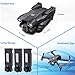 MOCVOO Drone with Two Camera for Adults, 1080P HD Mini FPV Drones for Kids Beginners, Foldable RC Quadcopter Toys for Boys Girls with Altitude Hold, 3D Flip, 3 Speeds, Headless Mode, Carrying Case