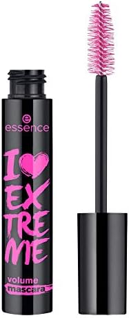 essence I Love Extreme Volume Mascara, Flake Free, Black (Pack of 3)