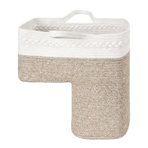 Cestino Organizzatore per Scale | Organizzatore Abiti Con Maniglie | Cesto per il Bucato da Scale | per Lavanderia Giochi Libri Angolo Casa