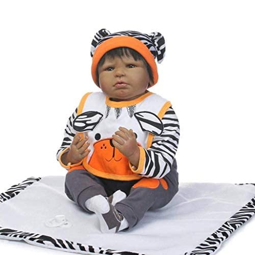 Reborn Baby Doll Clothes Set Boy For 20- 22 Inch Reborn Doll Tiger Outfit Accessories 4 Pieces #TOP2
