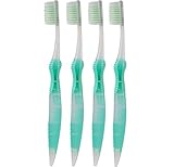 Sofresh Flossing Toothbrush - Adult Size | Your Choice of Color | (4, Teal)