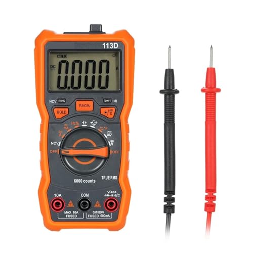 RM113D NCV デジタルマルチメータ 6000 カウントオートレンジング AC/DC 電圧計フラッシュバックライト大画面オートレンジング