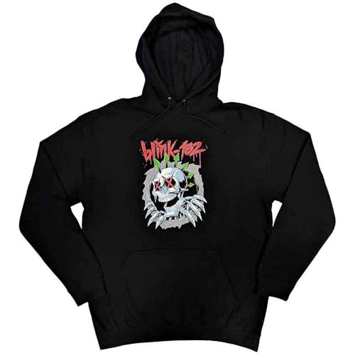 Blink-182 Six Arrow Skull Pullover Hoodie S Black