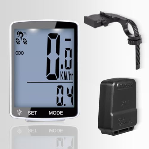 2.8-inch Computer Bici Contachilometri Bici Senza Fili、 Multi functional Computer da Bicicletta digitale with LED backlight, waterproof, temperature measuring Tachimetro della Bicicletta