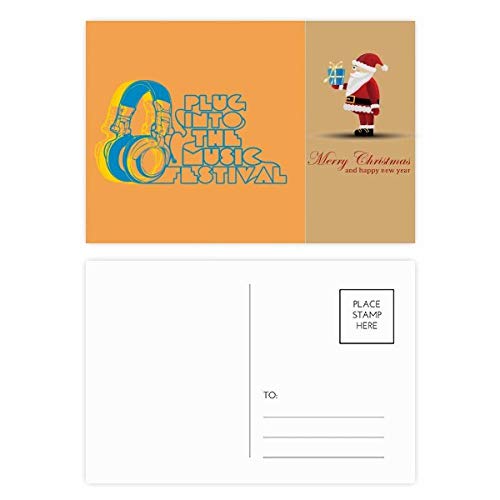 Cartes postales Père Noël Orange de qualité supérieure pour collectionneur