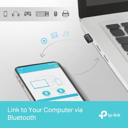 TP-Link Bluetooth 5.3 USB Adapter for PC (UB5A) – Long Range Bluetooth Dongle, Connects Headphones/Controllers/Keyboards, Low Energy, Plug & Play for Windows 11/10/8.1/7 by TP-Link - Image 4