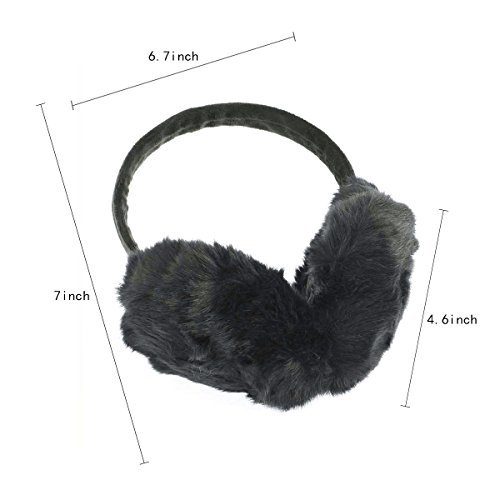 Chikamika Winter Earmuffs For Men Boys Winter Ear Muffs Large Over Ear Foldable Earmuff (Brown) #TOP6