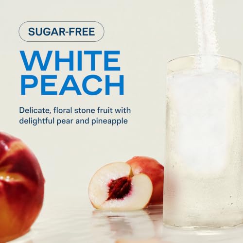 Image of Liquid I.V. Sugar Free Hydration Electrolytes, White Peach, 42 Count | Scientifically Formulated | Clinically Proven Hydration | Zero Sugar | No Artificial Sweeteners | Non-GMO | Powder Drink Mix