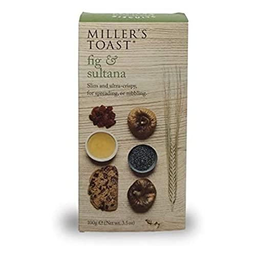Tostadas de queso - higos y pasas sultanas, 100 gramos