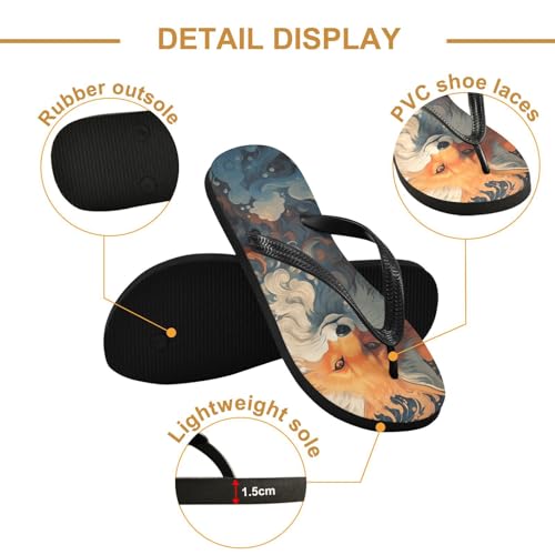 Fox Flip Flop Beach Summer Casual Sandal for Women & Men Shower Shoes 208531192