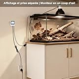KETOTEK KT3500 prise thermostat jour/nuit sonde NTC 3 m photo 6