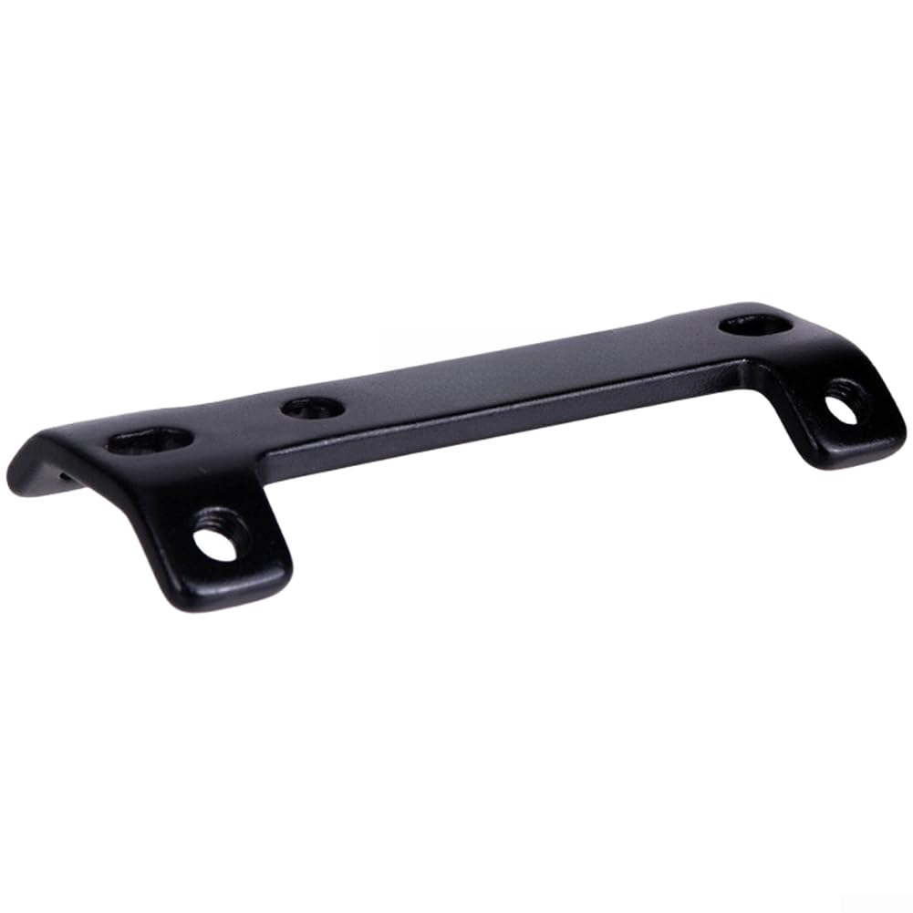 Bike Water Bottle Cage Adapter, Aluminum Alloy Double Bottle Cage Mount Bracket, Dual Holder For Standard Frames, Includes Bolts And Hex Wrench, Black Or Red(Black)