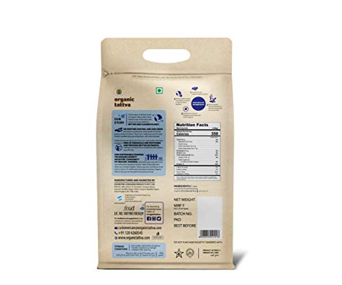 Image of Organic Tattva, Organic Traditional Basmati Rice 5Kg | Everyday Basmati Rice | Source of Protein| Naturally Gluten Free | Flavorful and Aromatic Rice | Pesticide and Chemical Free (Pack of 3)