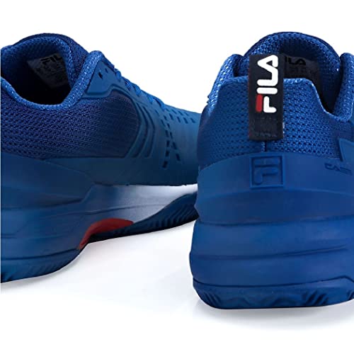 Tênis Fila Axilus Ace Clay Azul Branco e Vermelho-38