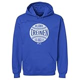 500 LEVEL Blake Treinen Los Angeles Vintage Baseball Men's Hoodie Sweatshirt (Royal Blue, Small)