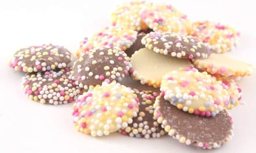 1kg Retro Chocolate Mix – Hannah's Snowies & Jazzies – Bulk Milk & White Chocolate Candy Buttons