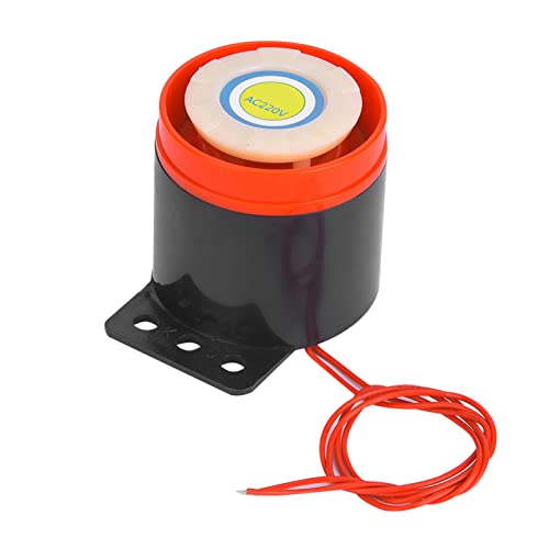 Alarma electrónica Activa zumbador, AC 220V 110db Buzzer Piero Activo con Cable de Plomo, Utilizado en Alarma de Incendio en Casos de Desastre