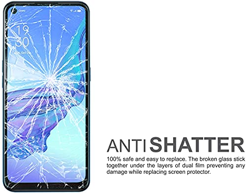 Image of Screen Protector for Oppo A53s 4G (Black) Tempered Glass Edge-to-Edge 6D Screen Guard With Installation Kit