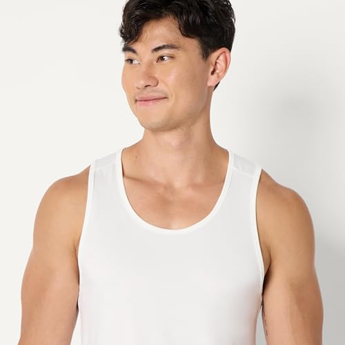 Image of Amazon Essentials Men's Quick Dry Tech Stretch Active Sleeveless Gym Tank Top Workout Shirt