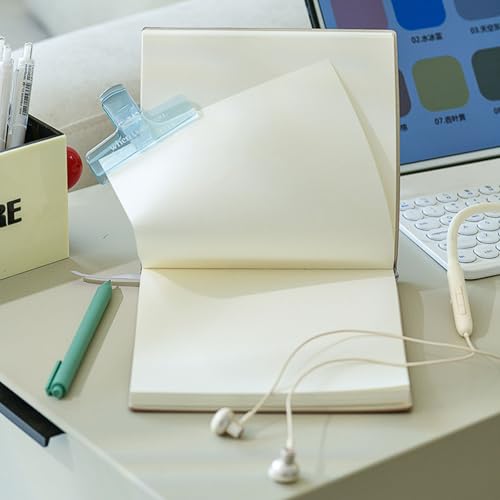 Journal rétro en cuir souple marron clair avec 200 pages vierges