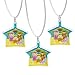Fun Express Mini Nativity Glitter Necklaces, 12 Pieces