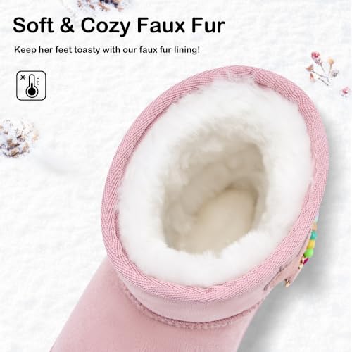 Image of Stelle Girls Winter Boots Warm Fur Lined Snow Boots