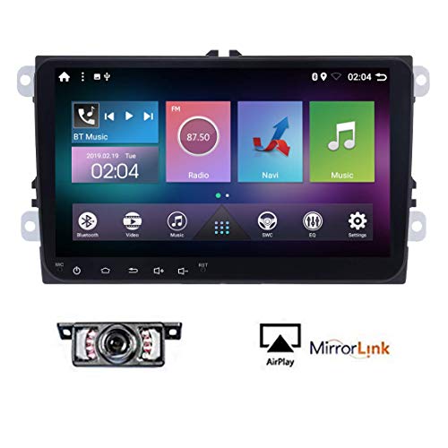 Android 8.1 Car Stereo for VW Passat Golf Skoda MK5 Seat EOS,9 Inch
