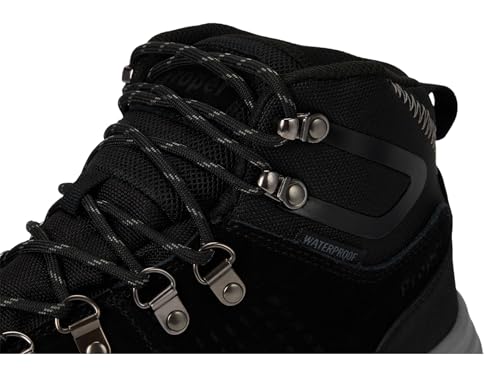 Image of Propet Mens Conrad Round Toe Hiking Hiking Casual Boots Ankle - Black, Grey