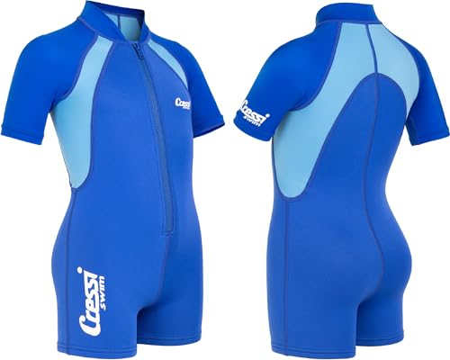 Cressi Kids Swimsuit, Blue, L [Duplicate]
