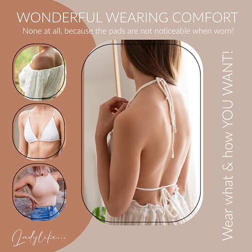 Nipple Cover - Pack of 8 - Self-Adhesive Pasties for Women - Reusable & Washable - Covers Made of Silicone, Light Skin Color4