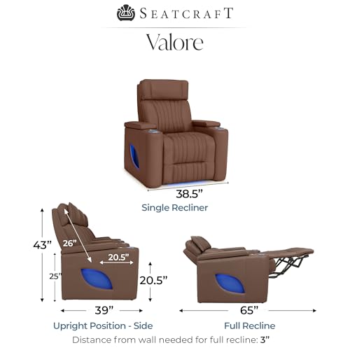 Luxury home cinema recliner seats