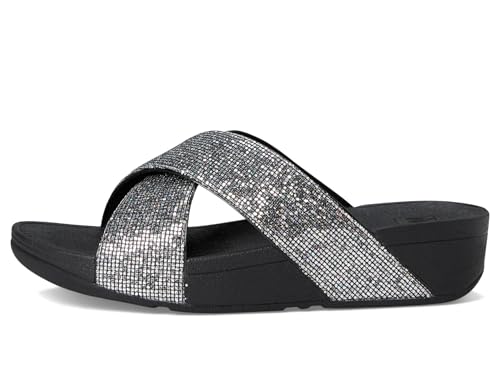Image of FitFlop Women's, Lulu Glitterball Cross Slide Sandal