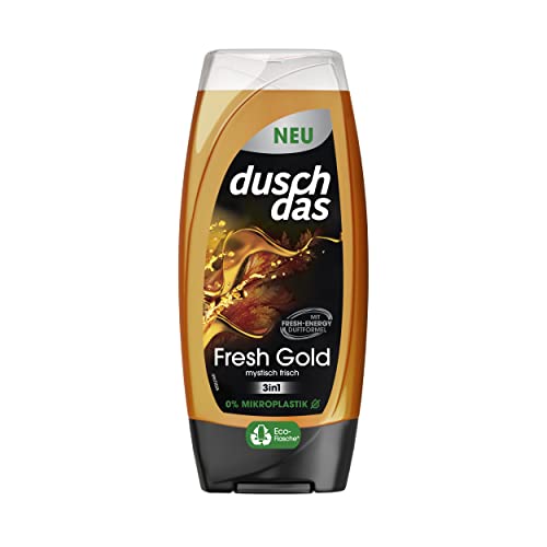 Duschdas 3-in-1 Duschgel und Shampoo Fresh Gold Duschbad mit Fresh-Energy-Duftformel sorgt für einen erfrischenden Start in den Tag 225 ml 1 Stück