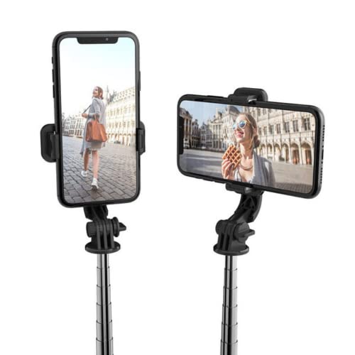 Bastão Pau Selfie Tripé Controle Bluetooth Retrátil Celular Suporte Portátil Universal Mesa Câmera M