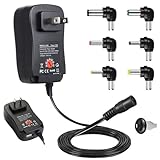 Large application : notre AC-DC est la solution parfaite pour vos balances, sonnettes et appareils électroniques de 3 V à 12 V. Il fonctionne également parfaitement avec les systèmes de caméras de vidéosurveillance et les caméras de chargement USB, ce qui en fait un multifonction polyvalent.