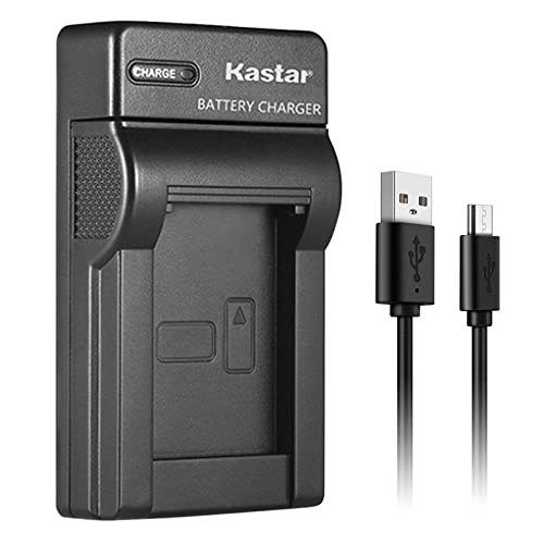 Kastar NP-FT1 Slim USB Battery Charger Replacement for Sony NP-FT1 Type T Battery, BC-TR1 Charger, Cyber-Shot DSC-L1 DSC-M1 DSC-M2 DSC-T1 DSC-T3 DSC-T5 DSC-T9 DSC-T10 DSC-T11 DSC-T33 Camera