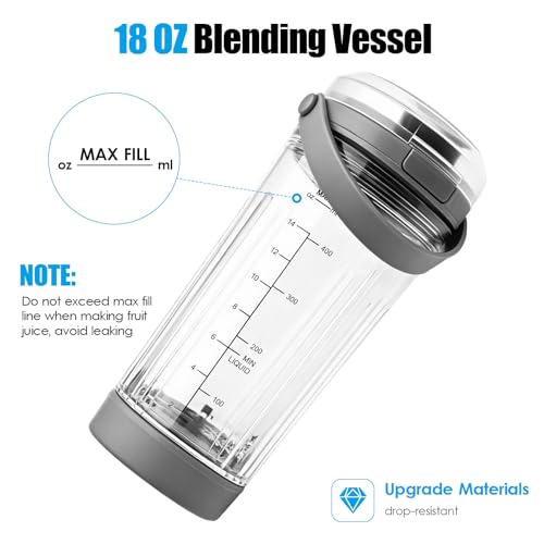 Repuesto vaso licuadora portátil compat. Ninja Blast 18 oz miniatura 3