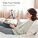 ERGONOV Lap Beanbag Cozy Kindle Pillow Stand for Bed with Adjustable Arm, 360° Tablet Holder, Fits 4.7
