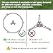 Smallest 9.6 Inch Microwave Plate Replacement Compatible With Panasonic Microwave Glass Plate F06016D00XN, 9.6
