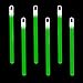 Lumistick 6 Inch Standard Glow Sticks with Strings - Kids Safe & Non-Toxic Light Up Sticks - Illuminating Luminescent Bulk Sticks - Glows in The Dark Chem Lights (Green, 25 Glow Sticks)