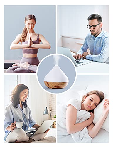 Aroma Diffuser 300ml Geschenke für Mama Ultraschall Luftbefeuchter Diffuser Aromatherapie Düfte Luftbefeuchter für… - Image 7