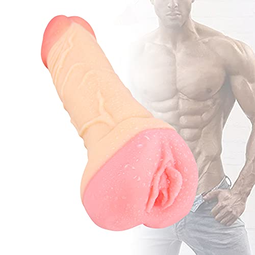 QQWD Eñőrmę Cộñsộlådộr 2 En 1 Ṁäśtûrbạdőr Måšćulíno Séxụạléș Mujěr Realîstạș Áñạlęș Pêñê Çøçk Masajeador Mạņuạl Vous Offre UNE Double Stimulation 21cm Cover