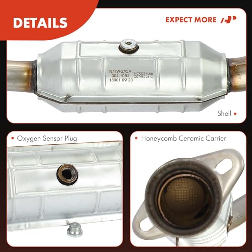 A-Premium Right Catalytic Converter Kit Direct-Fit Compatible with Ford F-150 F150 2011 2012 2013 2014 3.7L, EPA Compliant by A-premium - Image 8