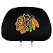 NHL Chicago Blackhawks Head Rest Covers, 2-Pack