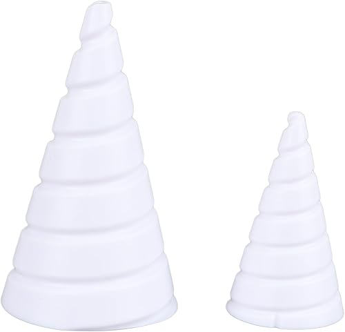 Plantilla de bobina de bobina de 2 piezas para jardinería electrocultural, plantilla de antena de alambre de cobre, plantilla de bobinado de alambre